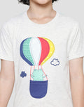 Little M Kaos Lengan Pendek Anak Laki-laki Print Kodok Hot Air Balloon Dropping