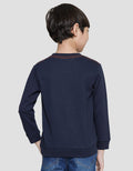 Little M Kodok Aplikasi Sweater Anak Laki-Laki
