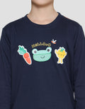 Little M Kodok Aplikasi Sweater Anak Laki-Laki