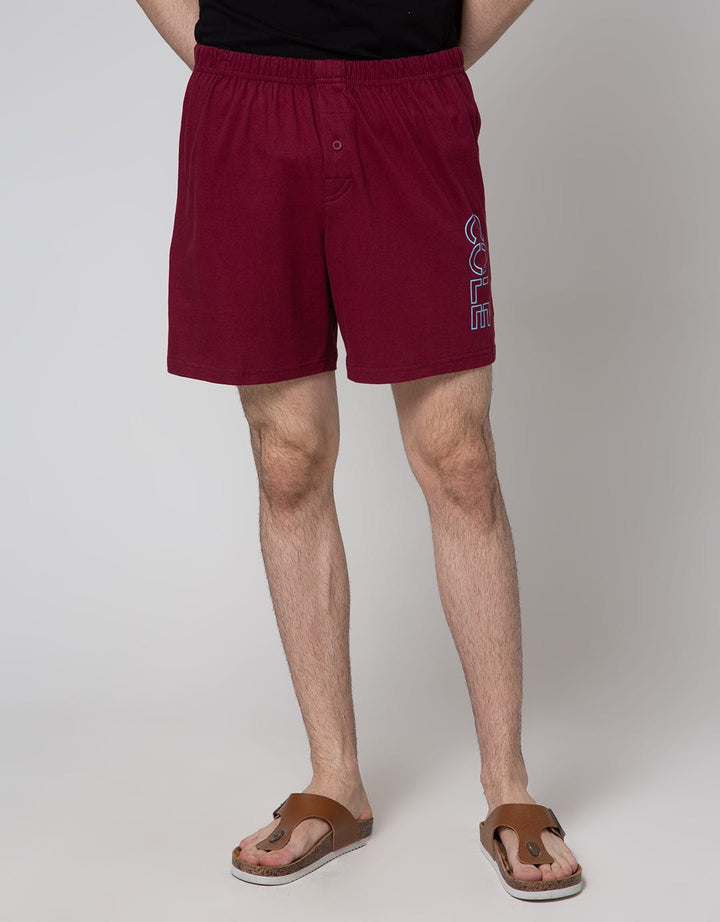 Cole Patch Knit Celana Boxer Pria