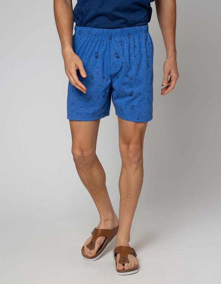 Cole Boxer Knit Tropical Print