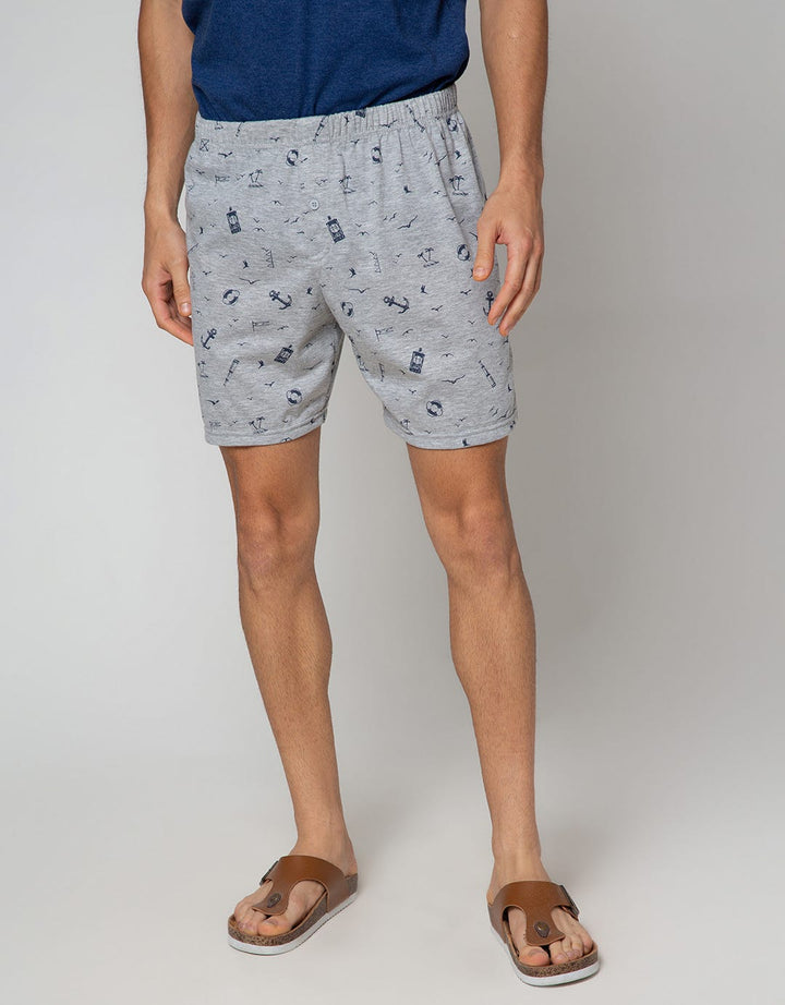 Cole Boxer Knit Tropical Print