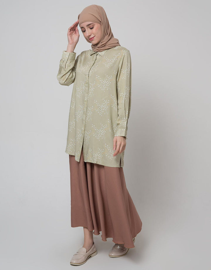 Annisa Long Sleeve Shirt Hero Products Shanghai Collar Flower