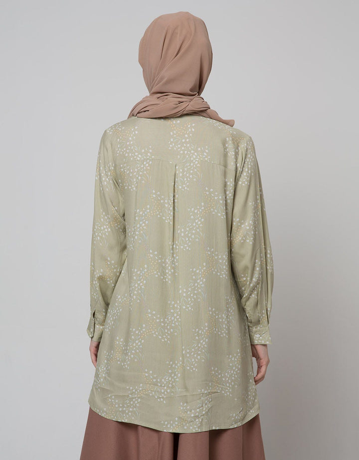 Annisa Long Sleeve Shirt Hero Products Shanghai Collar Flower