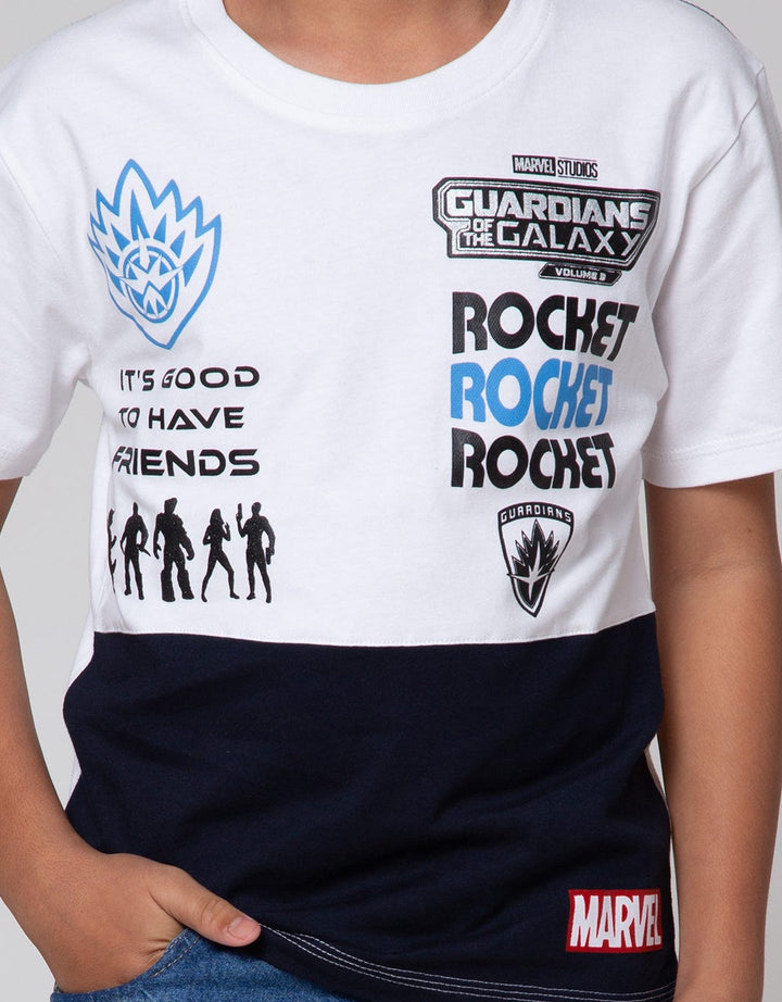 Marvel GOTG Wording Boys T-Shirt