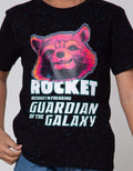 Marvel Short Sleeve T-Shirt Print Rocket Splash