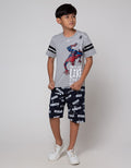 Marvel Short Sleeve T-Shirt Print Spiderman A Job Crawl