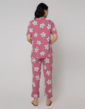 St. Yves Short Sleeve Pajama Pants Nik Flowers