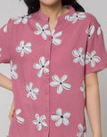 St. Yves Short Sleeve Pajama Pants Nik Flowers