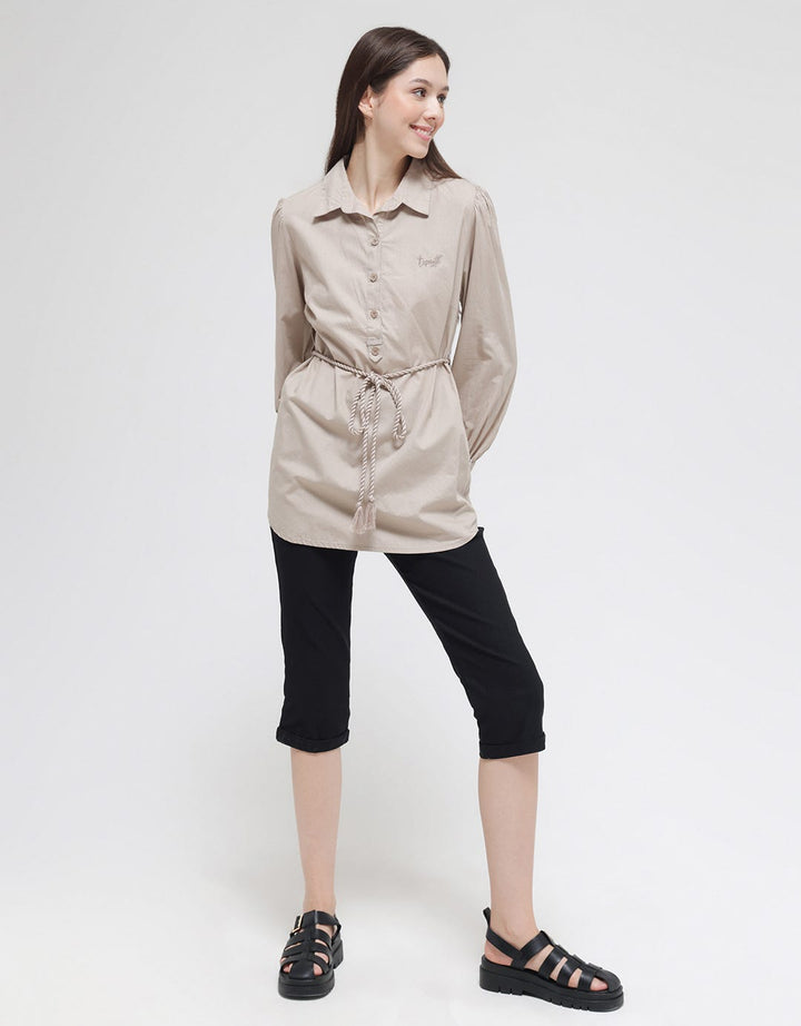 Expand Kilua Belt Blouse Wanita