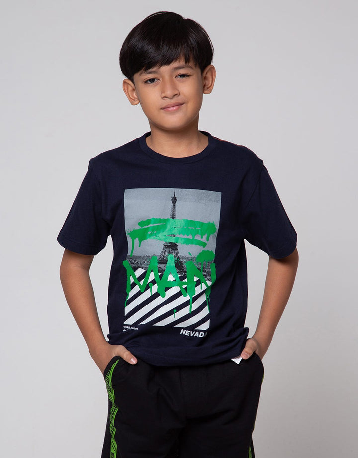 Nevada Print Paris Boys T-Shirt