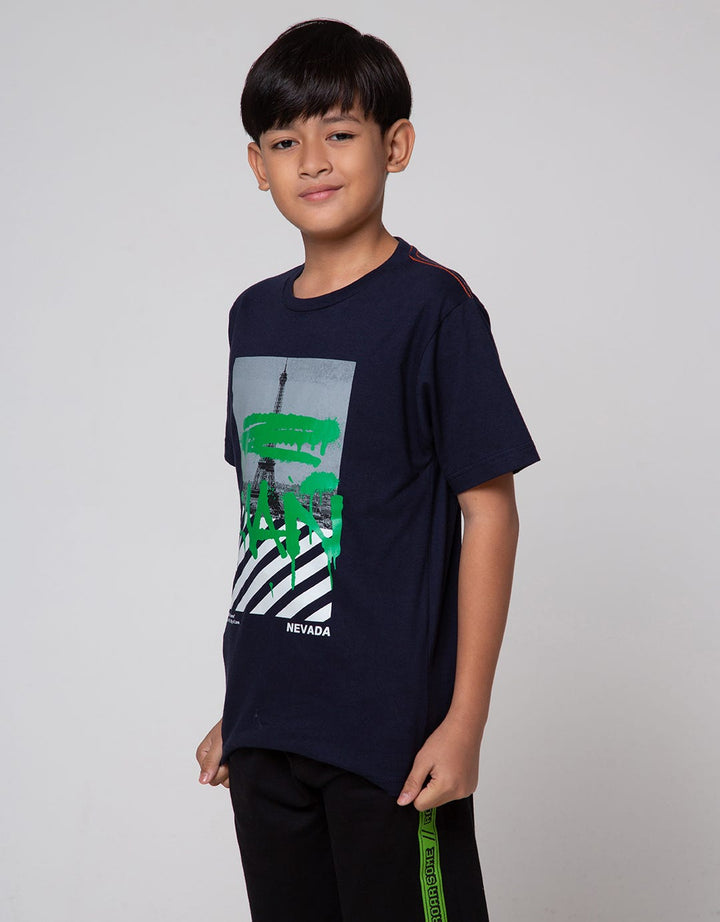 Nevada Print Paris Boys T-Shirt