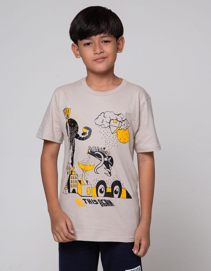 Nevada Sea Pop Art Kaos Anak Laki-laki