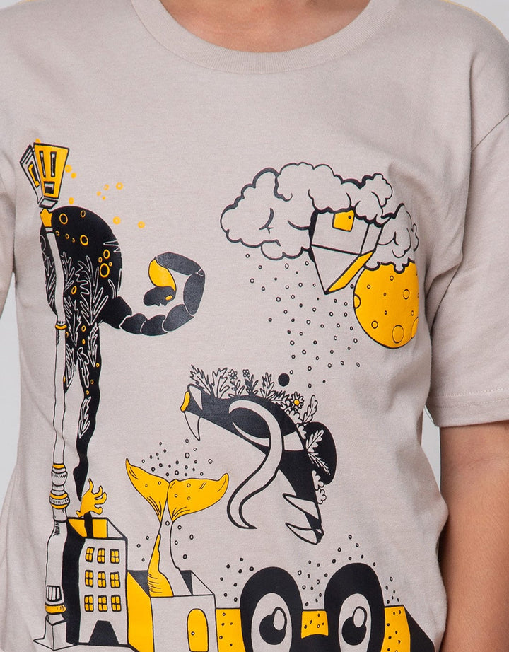 Nevada Sea Pop Art Kaos Anak Laki-laki