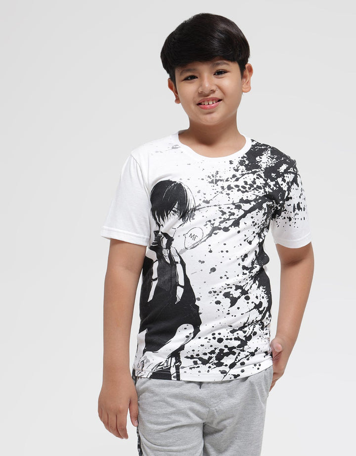 Nevada Short Sleeve T-Shirt Print Anime