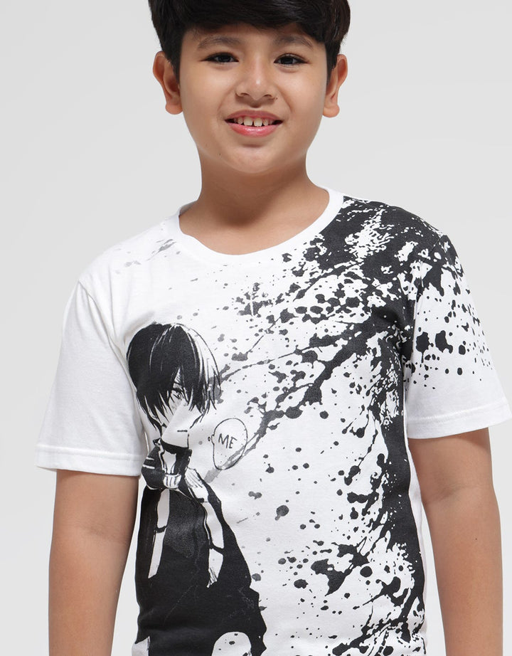Nevada Short Sleeve T-Shirt Print Anime