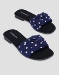 Connexion Polkadot Strap Slipper Sandals Women