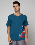 T Zone Short Sleeve T-Shirt Mash Up Wb 100Th Anniv - 4 Tom And Jerry - Superman Half