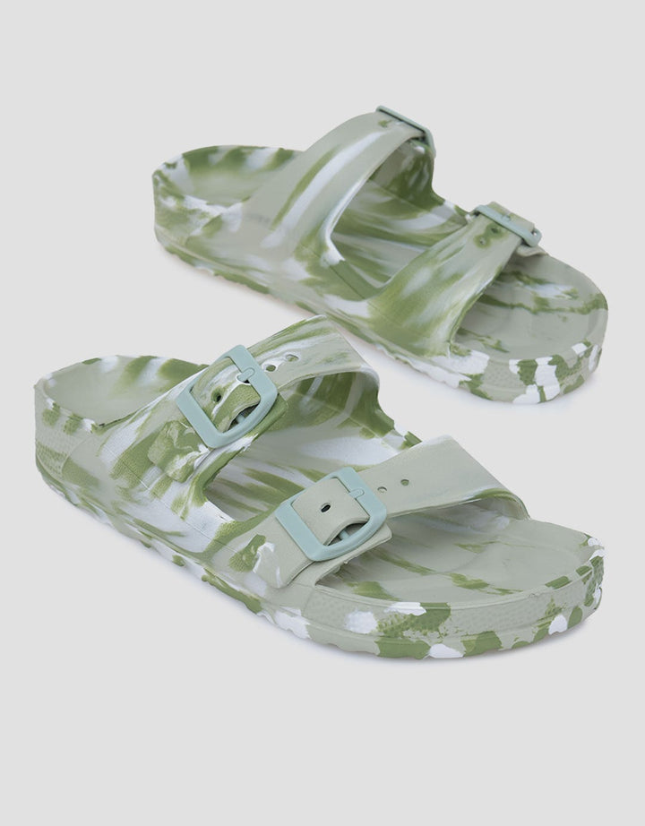 Nevada Slipper Sandals Women Marble Look