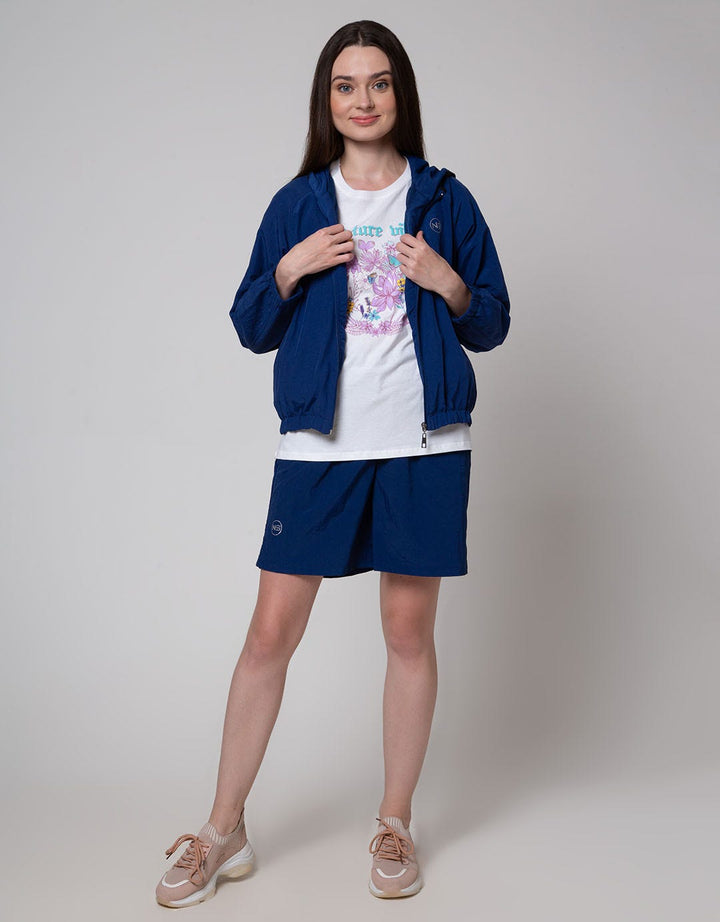 Nevada Sport Taslan Logo Jaket Wanita