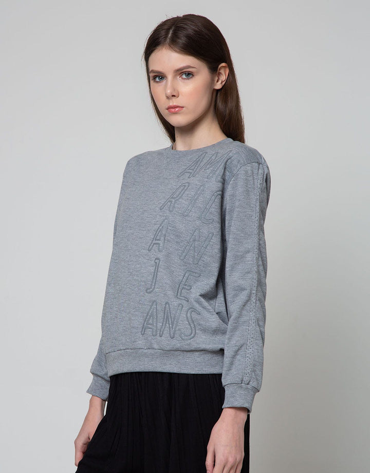 American Jeans Sweatshirt Mesh Lining