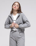 American Jeans Jacket Nylon Turtle Neck With Zipper