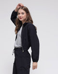 American Jeans Jacket Nylon Turtle Neck With Zipper