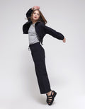 American Jeans Jacket Nylon Turtle Neck With Zipper