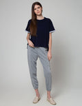 American Jeans Long Pants Textured Panels