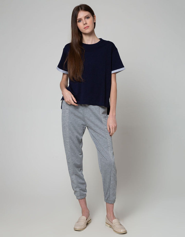 American Jeans Long Pants Textured Panels