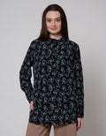 St. Yves Long Sleeve Blouse Printed Tunic