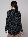 St. Yves Long Sleeve Blouse Printed Tunic