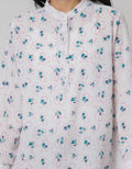 St. Yves Long Sleeve Blouse Printed Tunic