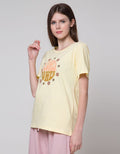 Nevada Flower Power Kaos Wanita