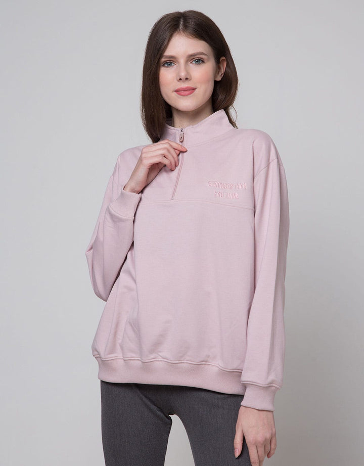 Nevada Zipper Stronger Sweatshirt Wanita