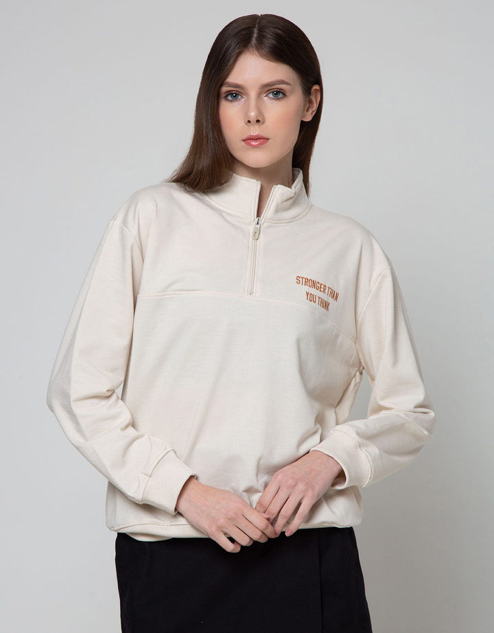 Nevada Zipper Stronger Sweatshirt Wanita
