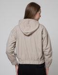 Nevada Jacket Solid Woven Twill Hoodie