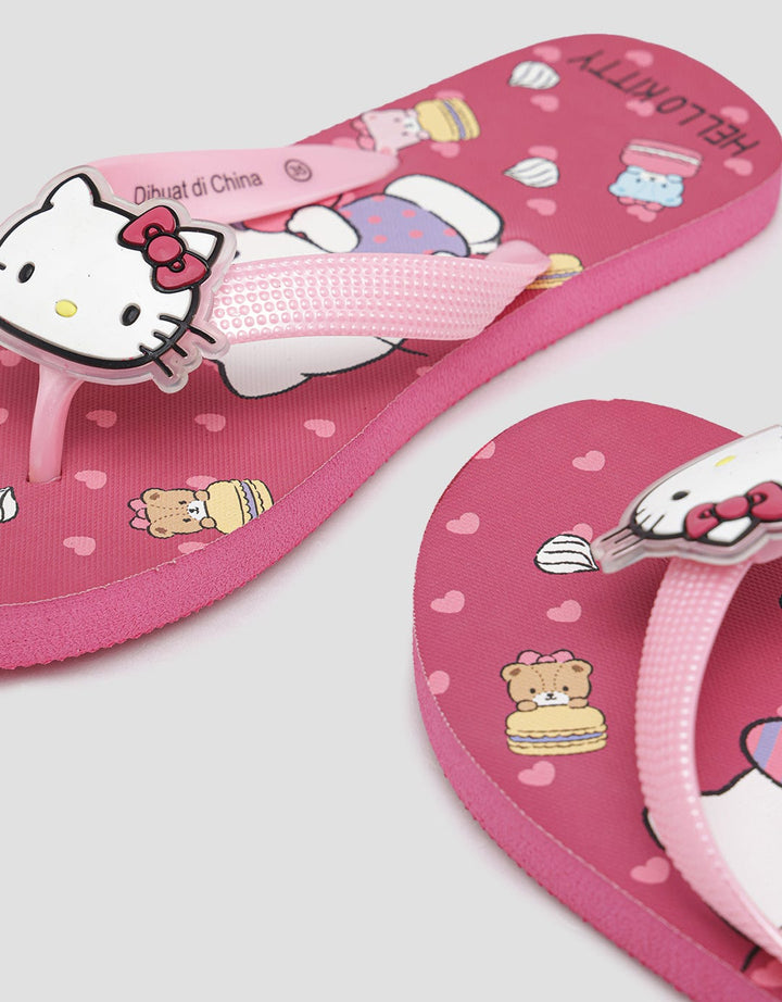 Hello Kitty Character Girls Flip Flops