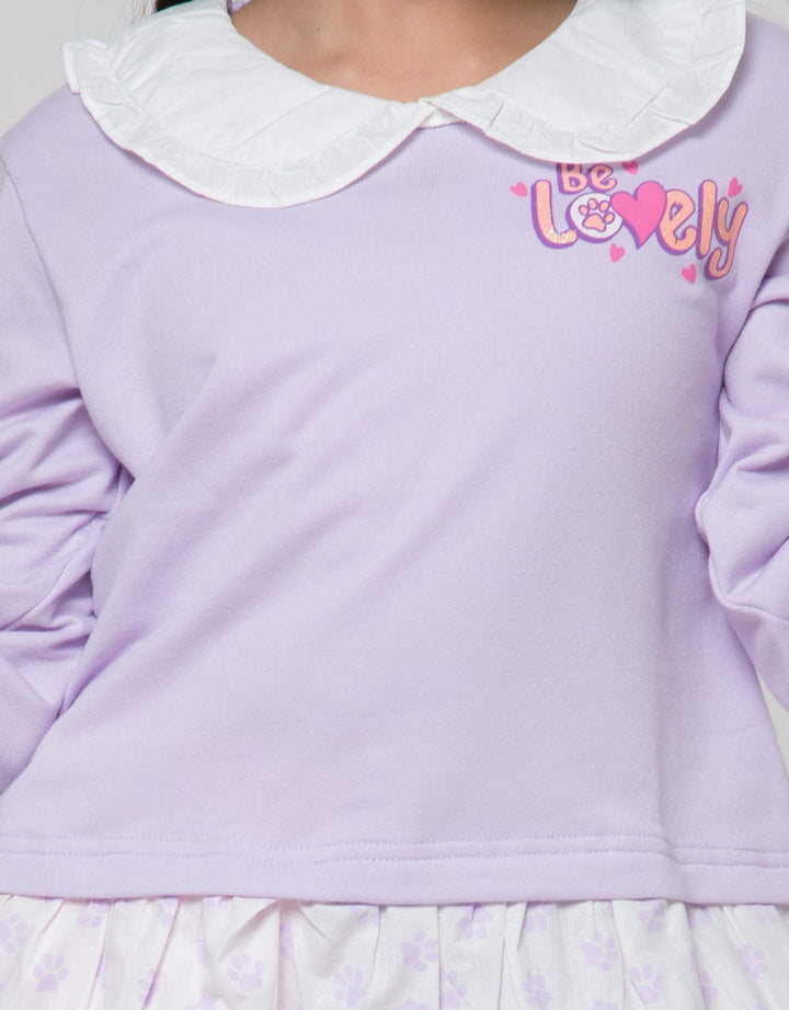 Nevada Sweatshirt Knit Kombinasi Fullprint Woven