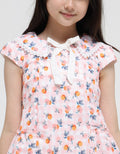 Donita Fruity Print Dress for Girls
