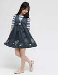 Donita Casual Flower Ribbon Dress