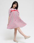 Donita Casual Flower Collar Dress