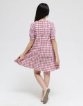 Donita Casual Flower Collar Dress