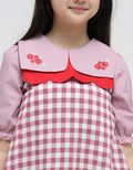 Donita Casual Flower Collar Dress