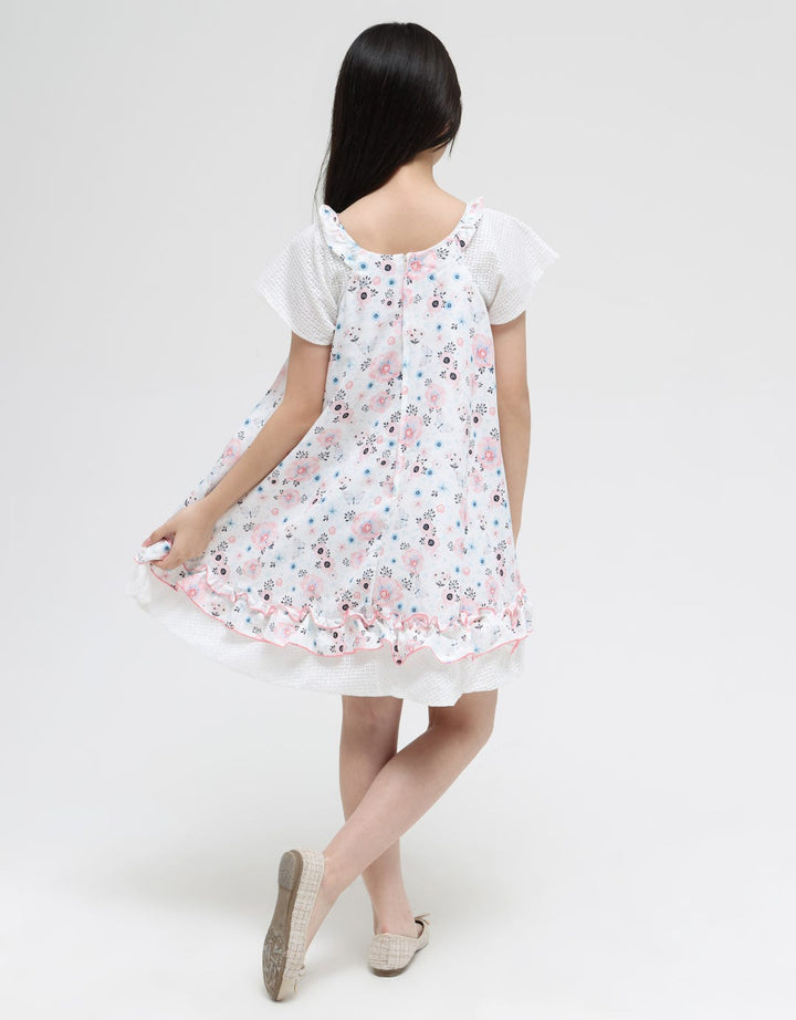 Donita DCL Printed Mini Dress for Girls