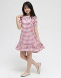 Donita Casual Plaid Dress
