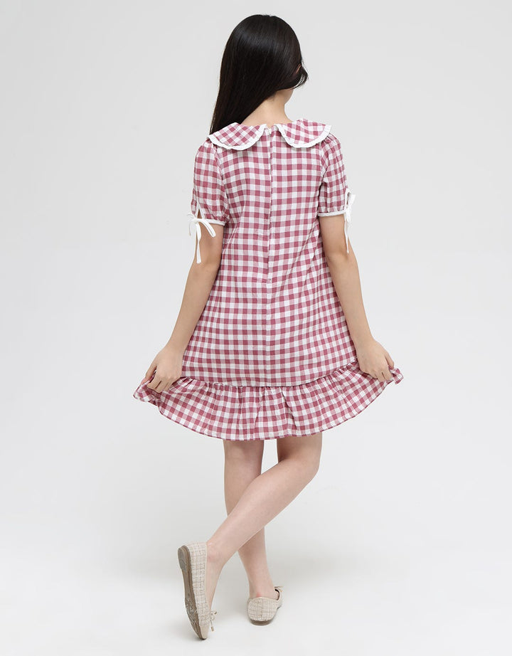 Donita Casual Plaid Dress