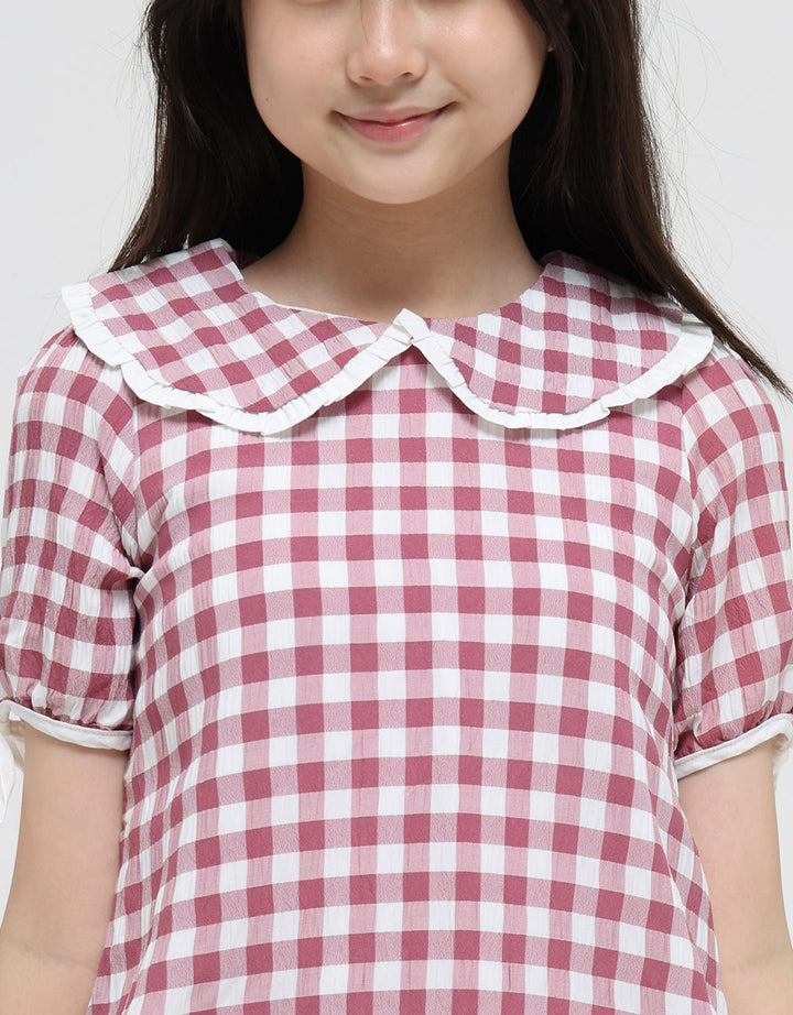 Donita Casual Plaid Dress