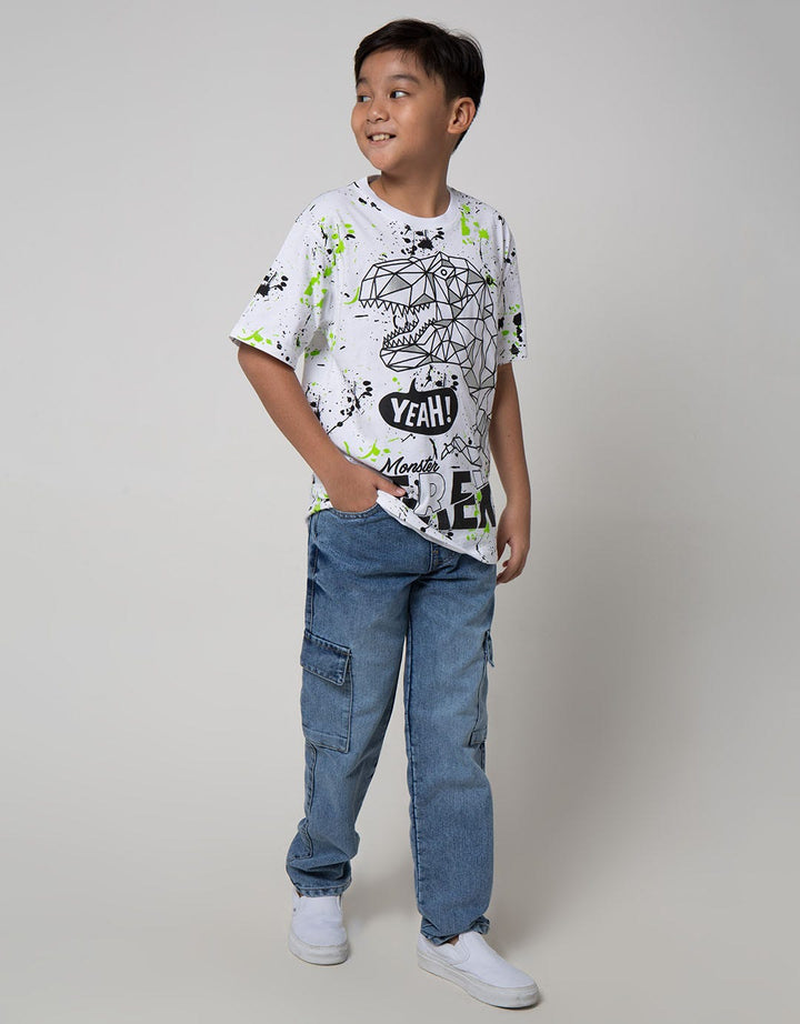 Aero Short Sleeve T-Shirt Print Dino