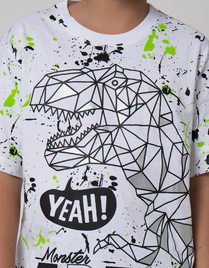 Aero Short Sleeve T-Shirt Print Dino